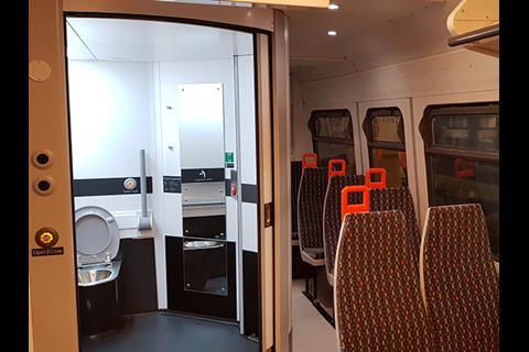 The first Porterbrook Class 323 EMU to be refurbished by Gemini Rail in Wolverton has re-entered service on West Midlands Trains' Cross City line.